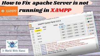 How to Fix problem ,Apache Server is not Running In XAMPP