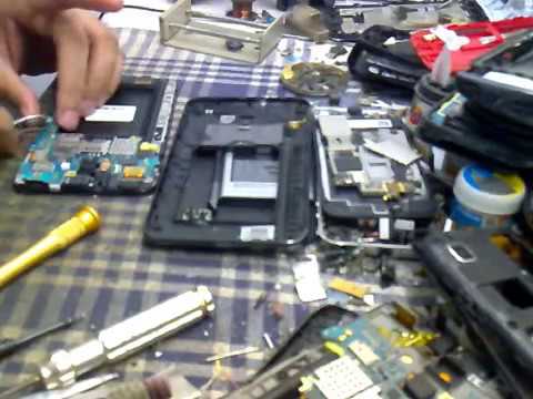 SAMSUNG NOTE N7000 Disassembly - YouTube