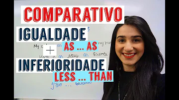 Qual frase está no comparativo de igualdade?