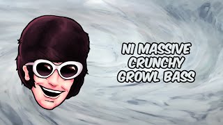 NI MASSIVE - CRUNCHY GROWL BASS SOUND DESIGN TUTORIAL (FREE PATCH DOWNLOAD)