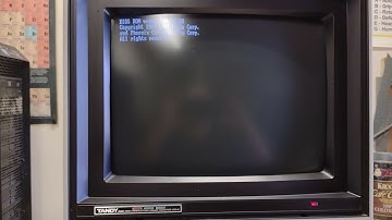 Tandy 1000 Boot Up #2