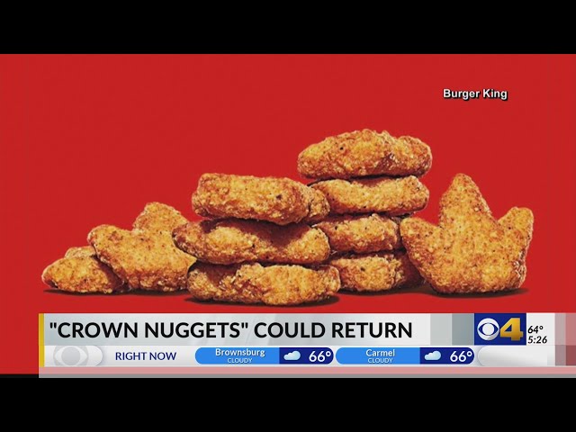 Burger King Chicken Tenders Crown 