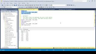 Union, Intersection and Except in Sql