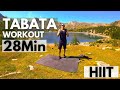 Tabata full body workout 28 min / Interval training music