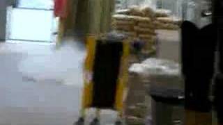 hilarious spilling concrete mix all over Lowes prank
