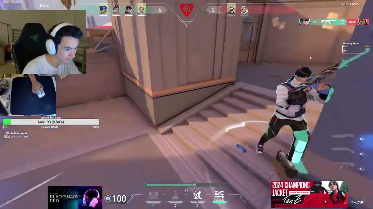 Zekken's two perfect one-taps look straight out of aim lab practice