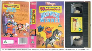 The New Adventures of Winnie the Pooh - Wild West Winnie (15th October 1990 - UK VHS)