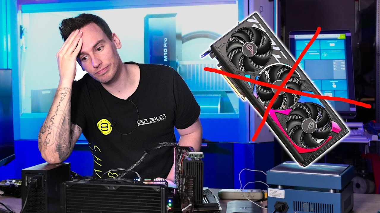 I tried to repair my RTX 4090 and killed it :( - YouTube
