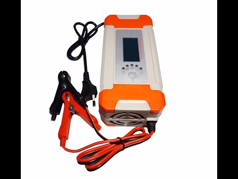 Розумний зарядний пристрій BATTERY CHARGER 10A 12V/24V, відео 1