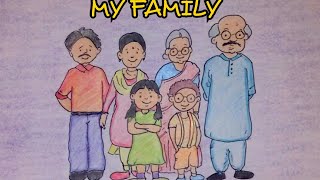 Drawing Tutorial Drawing On My Family Step By Step Easy Drawing Creative Ideas Youtube drawing tutorial drawing on my family step by step easy drawing creative ideas