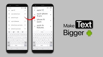 Hoe u de tekst groter kunt maken op Android