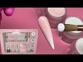 Kiara sky new acrylic nail kit  unboxing  ombre tutorial  beautyxmaira