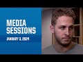 Detroit Lions players meet with the media | January 3, 2024