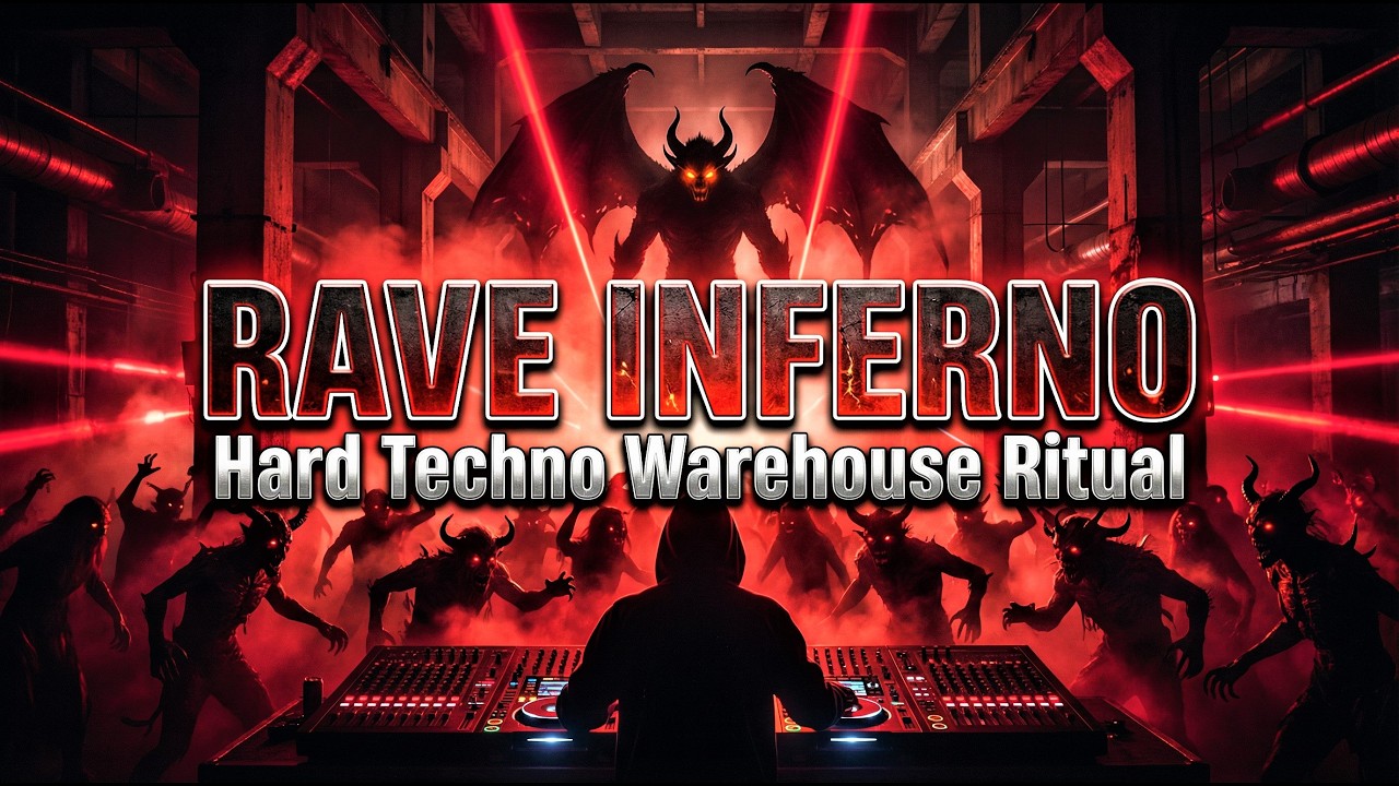 RAVE INFERNO: Brutal Hard Techno 150 BPM | Berlin Underground Warehouse Rave Mix