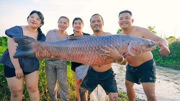 SAPA TV | CÙNG GIÀ LÀNG TÂY NGUYÊN ĐẠI NÁO BẮT CÁ KHỦNG TẠI NHÀ Ở QUÊ CỦA BỐ MẸ PHẠM DŨNG PHAN DIỄM