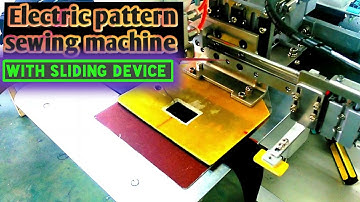 Electric Pattern Sewing machine with sliding device.Supreme pattern sewing machine.CSM-1010 sewing.