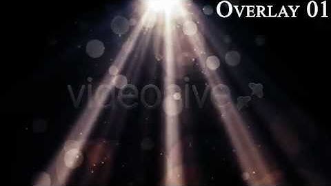 Heavenly Light Overlay Set Loopable Background