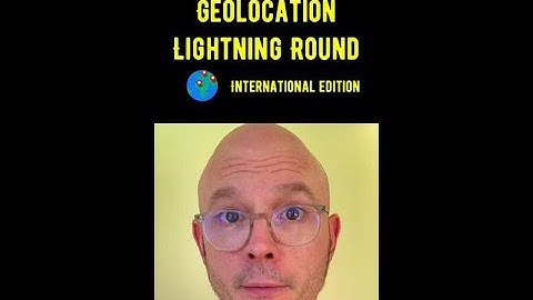 Geolocation Lightning Round 6