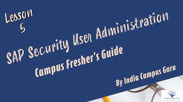 SAP Security User Administration