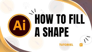 How to fill a shape in Illustrator with a pattern or color