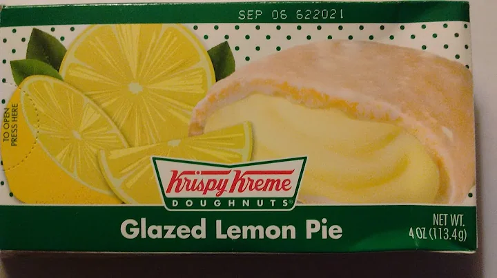 Krispy Kreme - Glazed Lemon Pie - John V. Karavitis