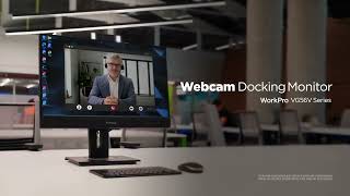 ViewSonic VG56V Webcam Docking Monitor: Audio Focus｜Your Workspace. Your Way.