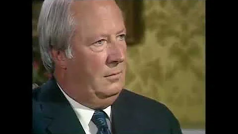 British Prime Minister Edward Heath Interviewed by...