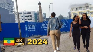 Beautiful Addis Ababa Under Reconstruction , 🇪🇹 Addis Ababa walking Tour 2024 , Ethiopia