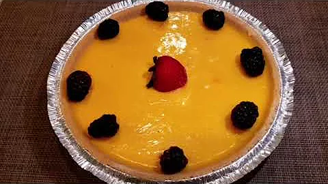 Easy, No-Bake, Delicious Mango Pie