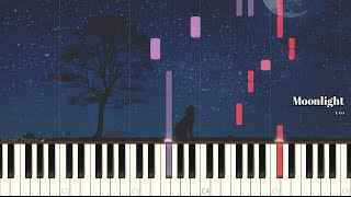 Video thumbnail of "EXO 엑소 - 'Moonlight' '월광' Piano Tutorial 피아노 튜토리얼"