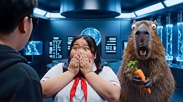 Capybara. Hùng trọc và Tí Béo chi 1000 tỉ xây bãi biển trong trường để troll Capy #capybara