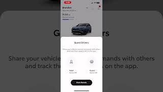 Using the guest driver and valet mode in your Toyota app #toyota screenshot 4