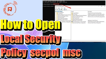 How to Open Local Security Policy secpol msc On Windows 11/10 [Guide]