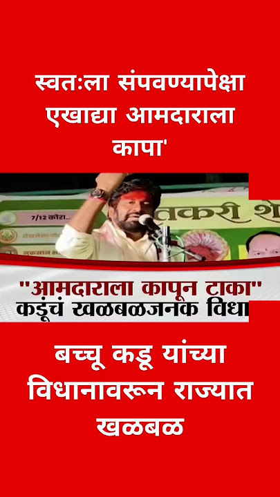 Bachchu Kadu's state..#ajitpawar #devendrafadnavis #shorts #shortvideo #eknathshinde #ajitdadapawar