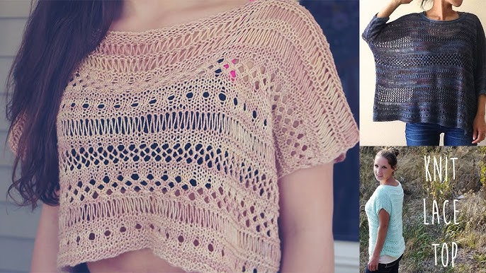 Halcyon Lace sweater pattern by Julia Piro