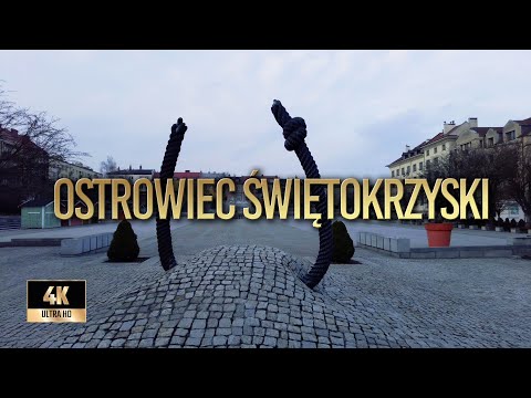 Ostrowiec Świętokrzyski | Wiosna 2022 | Spacer po Ostrowcu Świętokrzyskim | Binaural Audio 🎧 [4k]