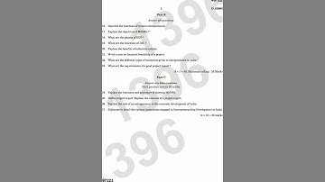 4th sem | B.Com | EDP | Calicut university | PY Question paper | 2024