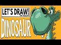 Let's Draw! Episode 23: Dinosaur & How to Draw Crazy Proportions!