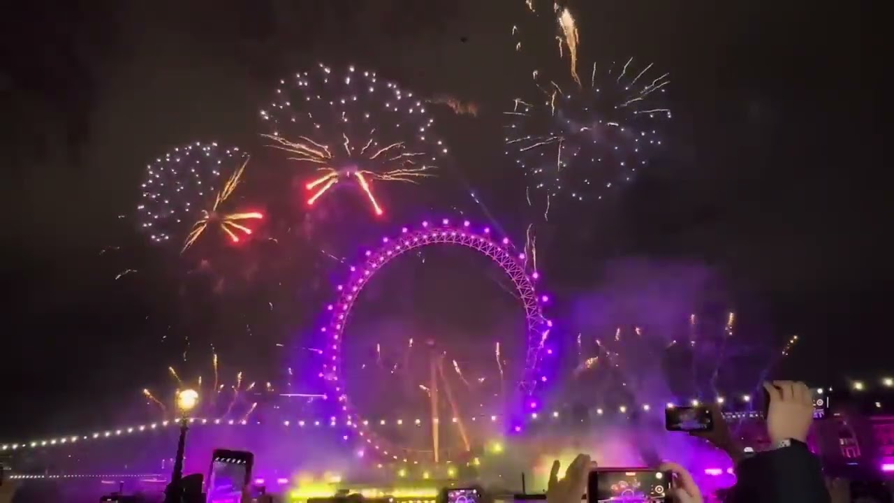 Happy New Year 2026 from London Eye