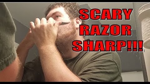 What is a SCARY Razor SHARP Knife? EXTREMELY Sharp?