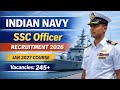 Indian Navy SSC Officer Recruitment 2026 | Jan 2027 Course | Eligibility, Salary, Apply Online