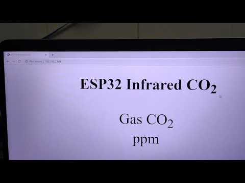 ESP32 Infrared CO2 Sensor with Web Server
