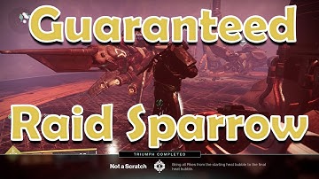 Easy cheese to get not a scratch achievement and deep stone crypt sparrow.