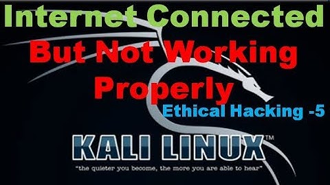 Internet Connected But Not Working Properly in Kali Linux || Change DNS || change nameserver on kali