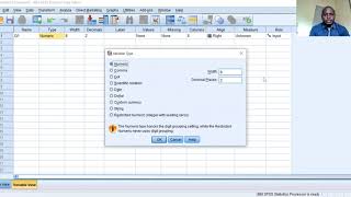 SPSS DATA ENTRY PART 1