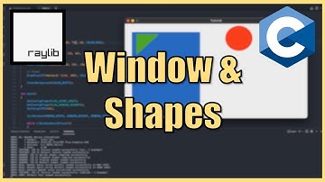 Initializing a Window and Drawing Shapes in Raylib
