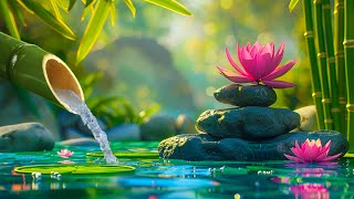 Beautiful Piano Music, Reduces Stress, Relax Mind, Nature Sounds, Bamboo Water Sounds