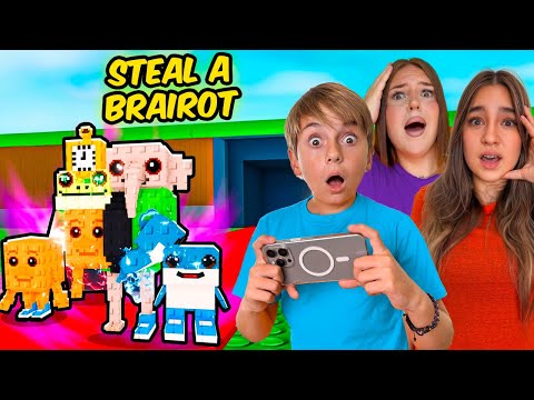 MY LITTLE BROTHER STEALS BRAINROTS (steal a brainrot)