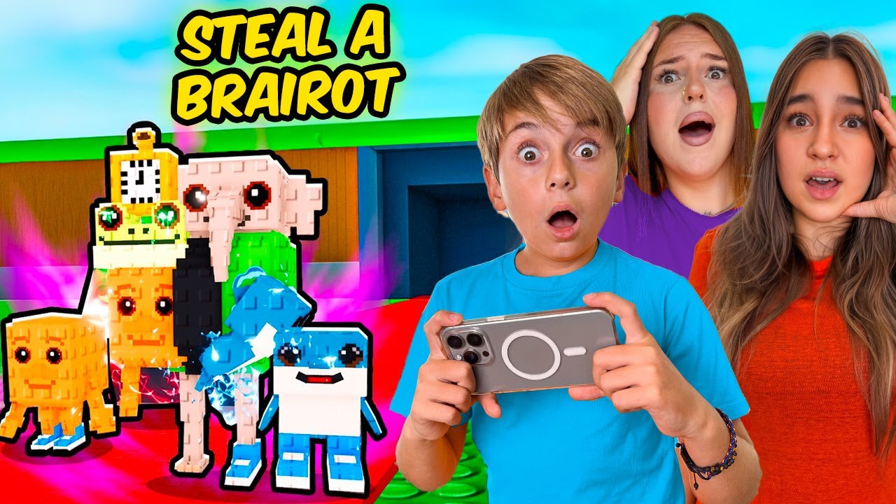 MON PETIT FRÈRE VOLE DES BRAINROTS (steal a brainrot)