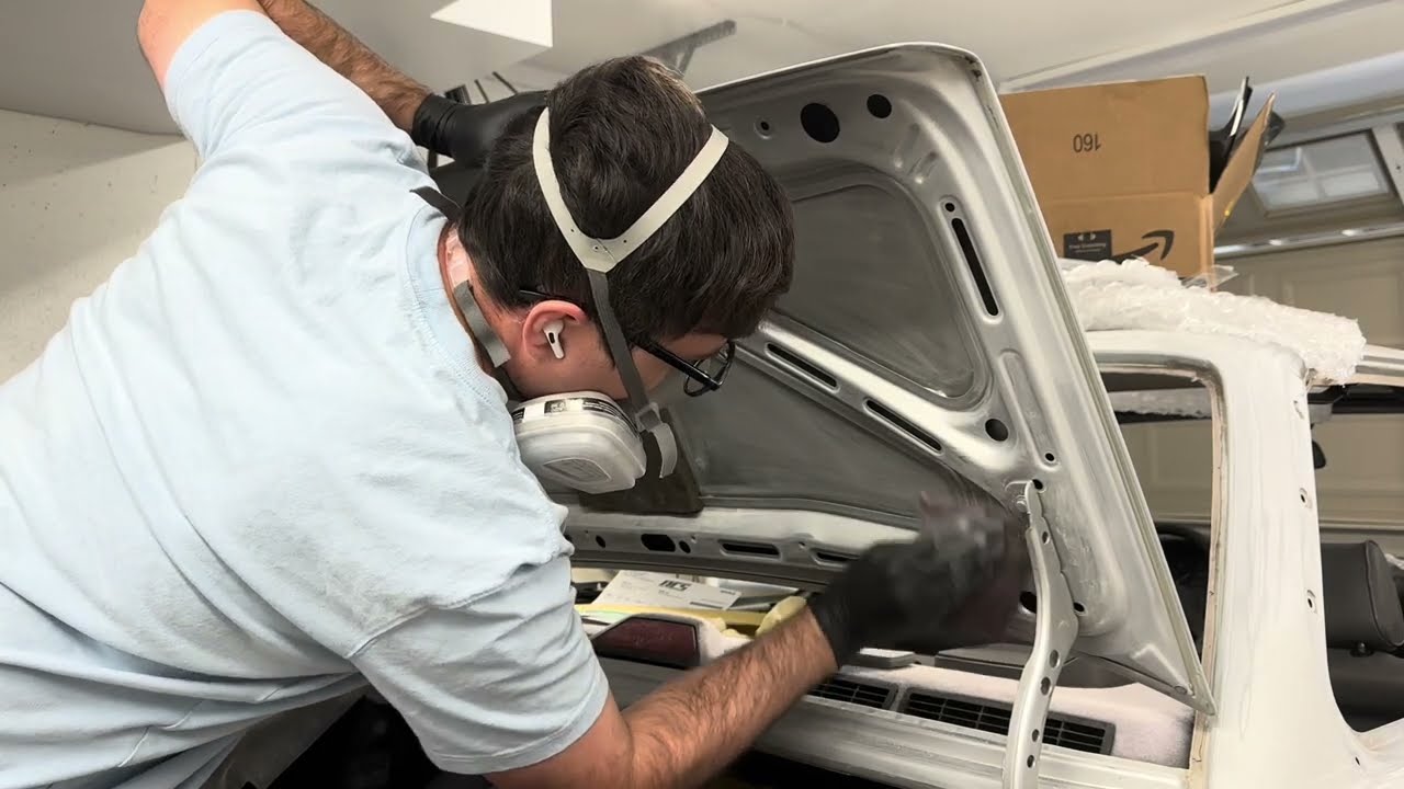 BMW E30 Restoration | Trunk Repair and Paint 